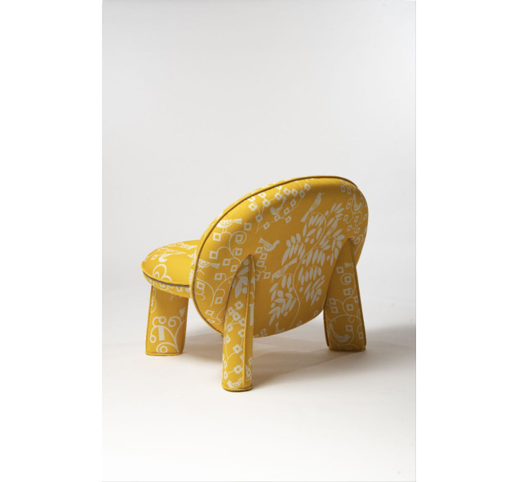 Крісло Dino жовте ARHIVE FABRIC SERGIY KOLOS ShishkaProject4